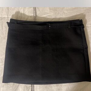 Mango Chic Black Mini Skirt